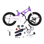 Detský bicykel 16" Space Shutle RB-16-22 fialovo-čierny